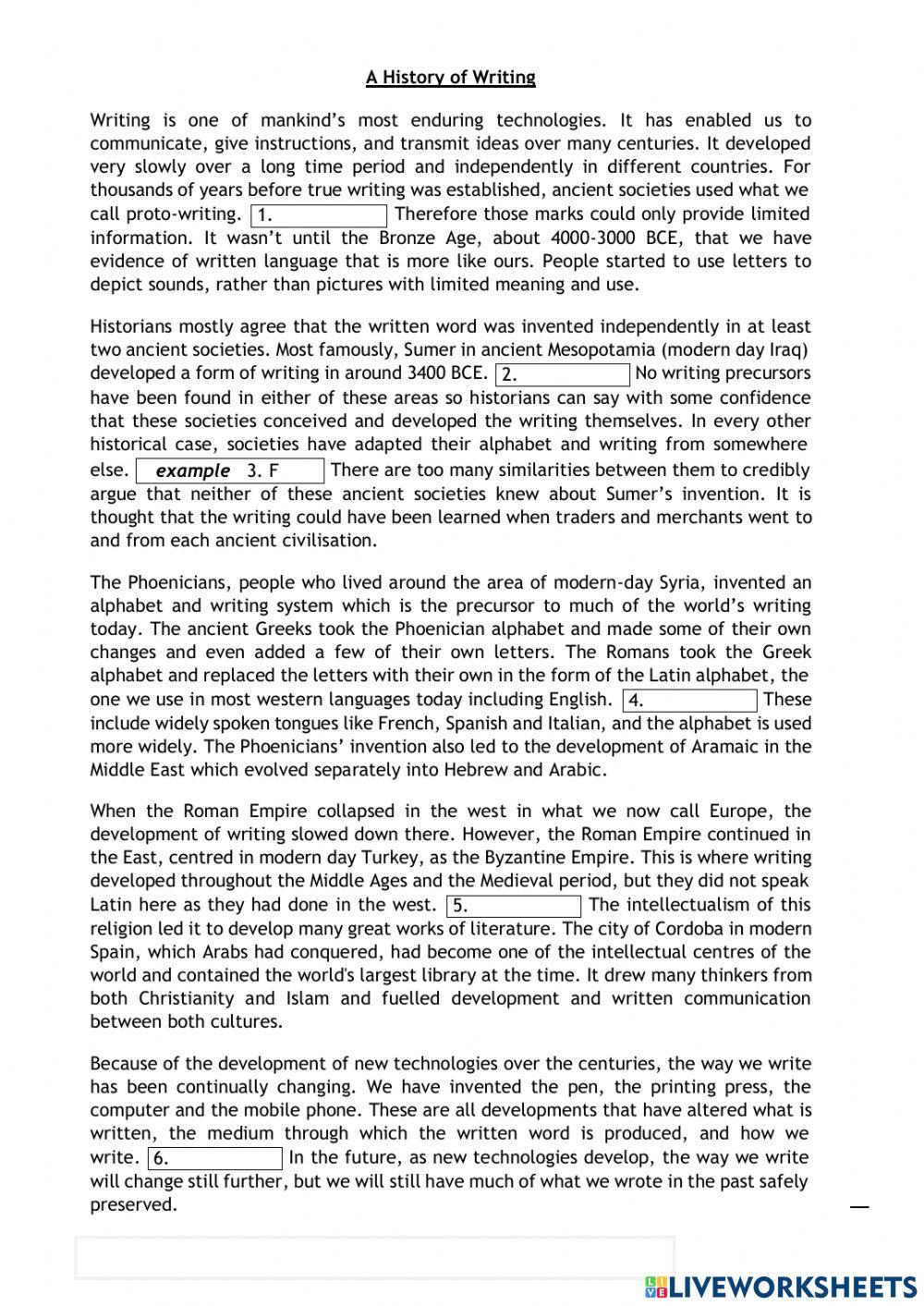 Revision Practice Test