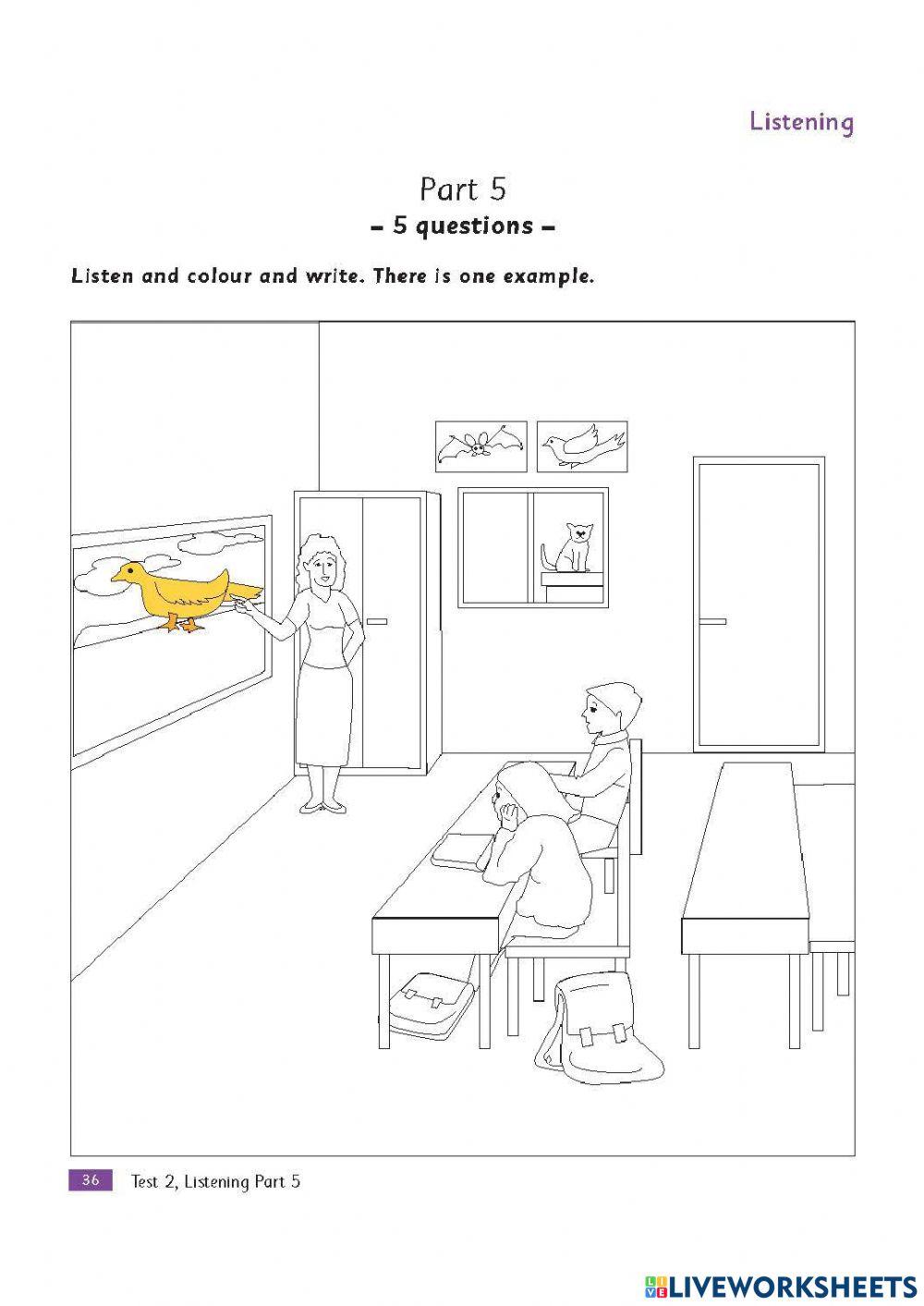 Mover test 2 listening