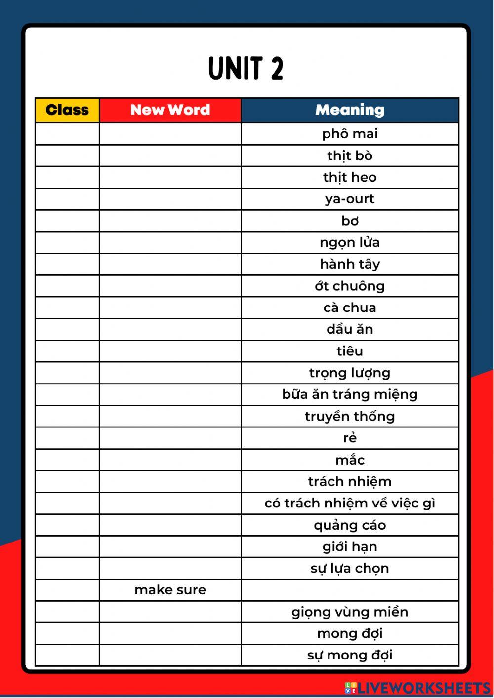 Collins Get Ready Listening U2 - Vocab