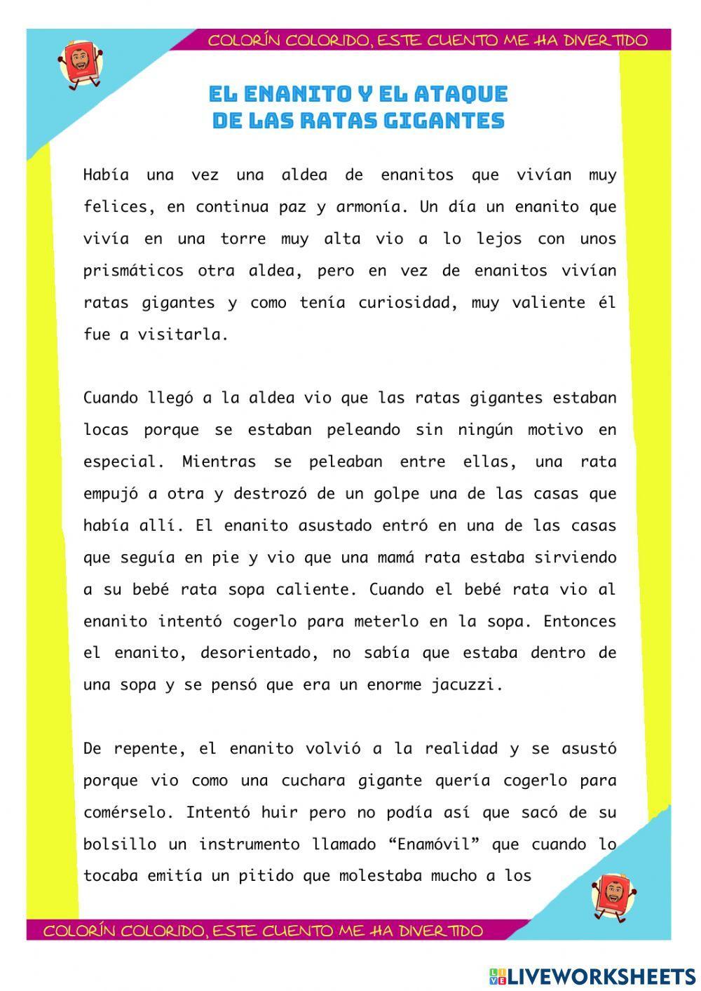 El enanito y el ataque de las ratas gigantes