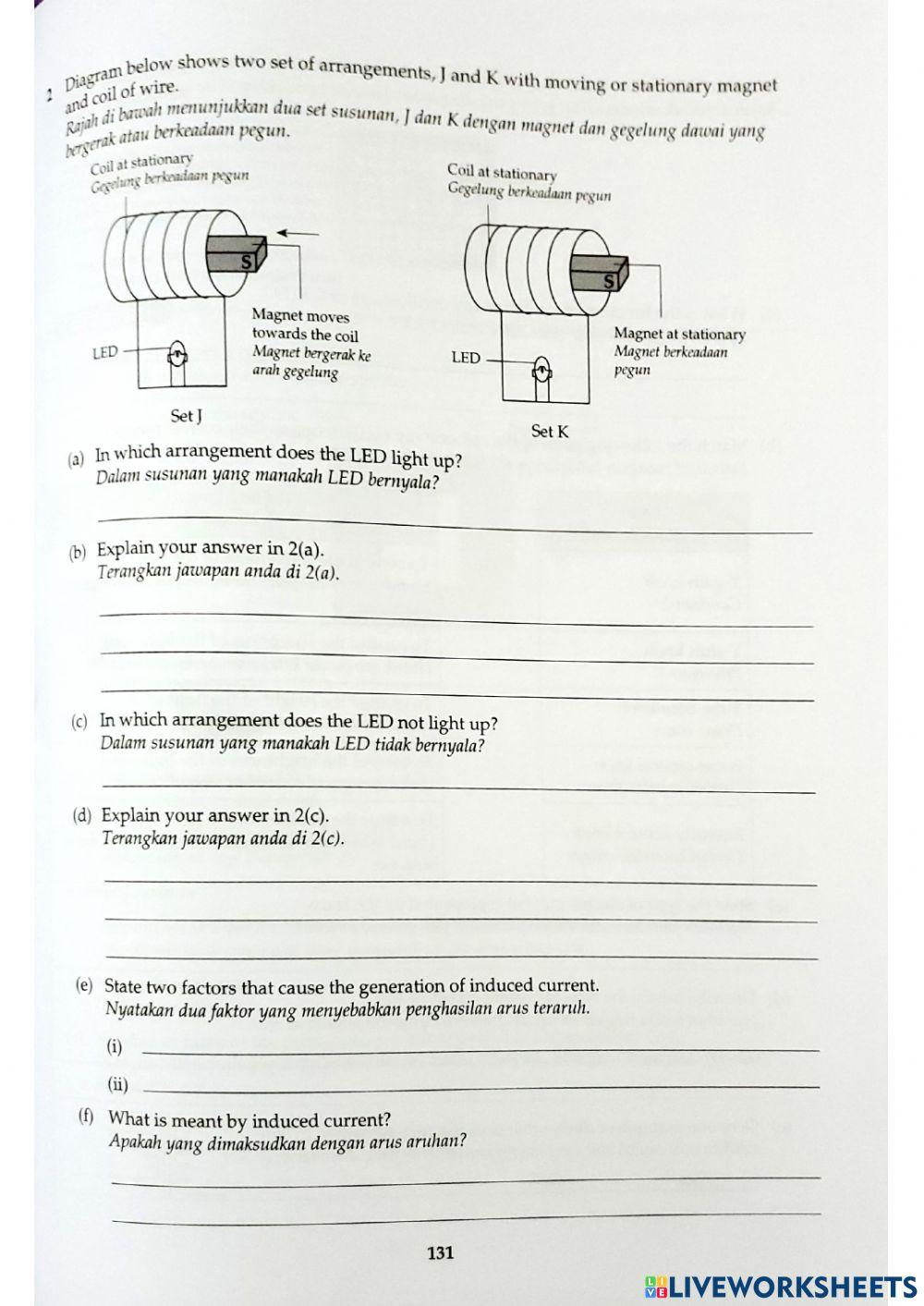 Sains Tingkatan 3 Bab 6 6.1: Penjanaan Tenaga Elektrik