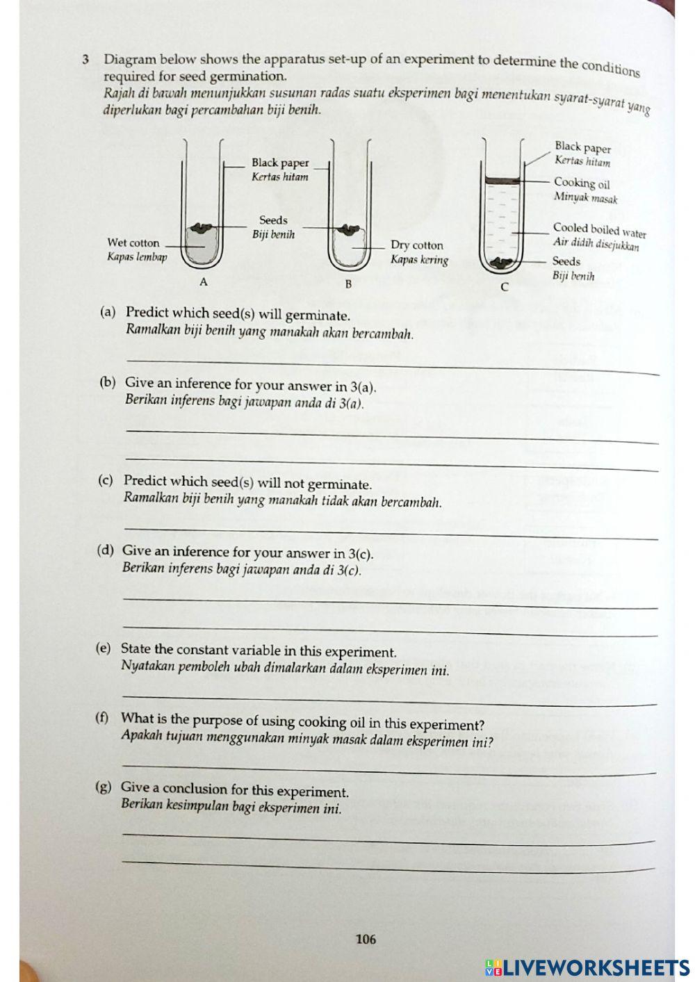 Sains Tingkatan 1 Bab 4 4.7 Plant Reproduction