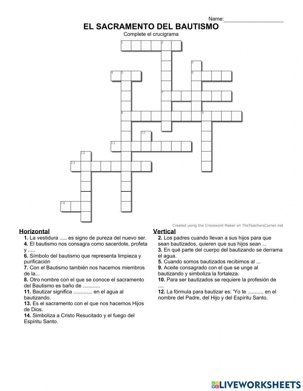 Sacramento del bautismo