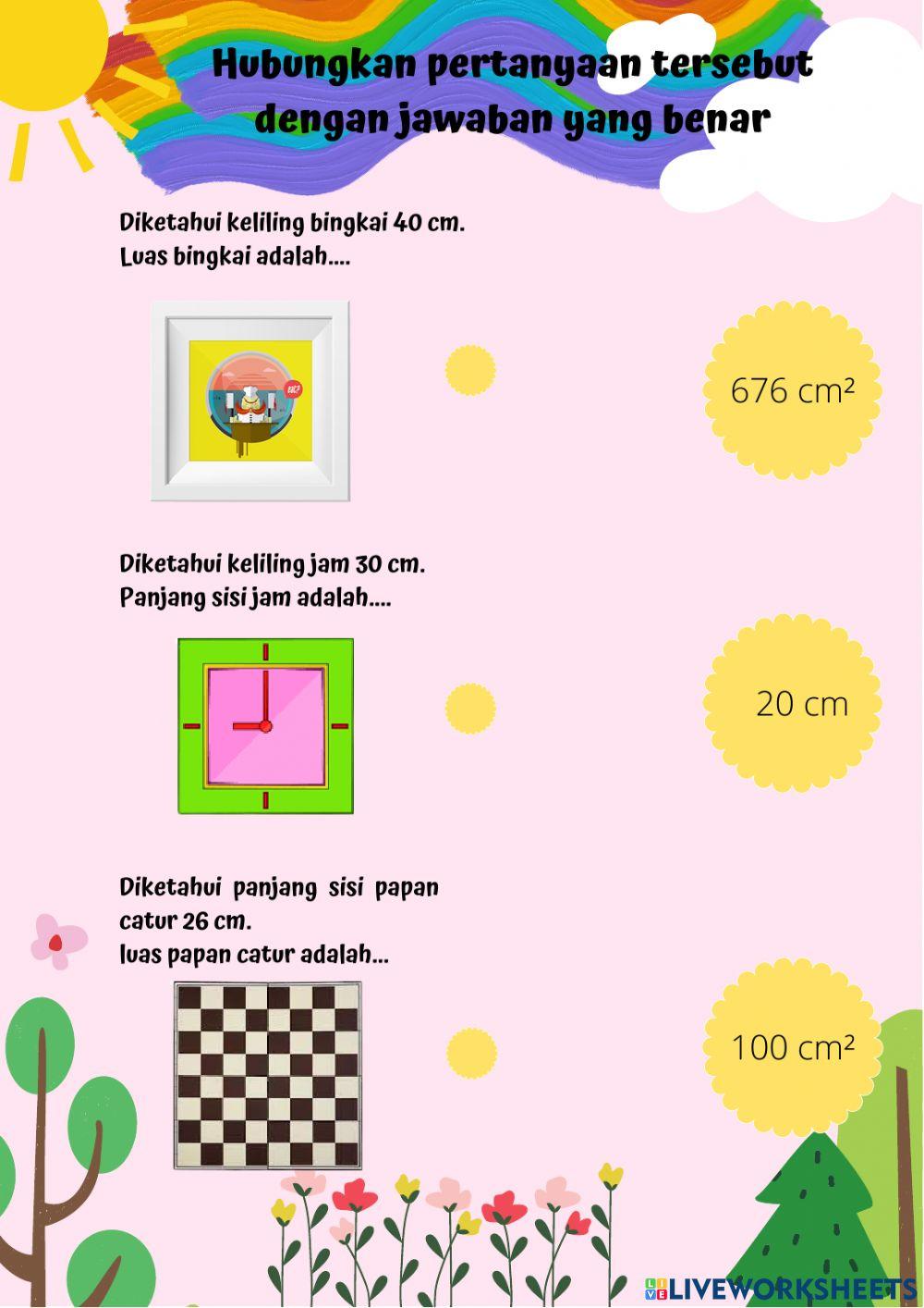 Keliling dan Luas Persegi