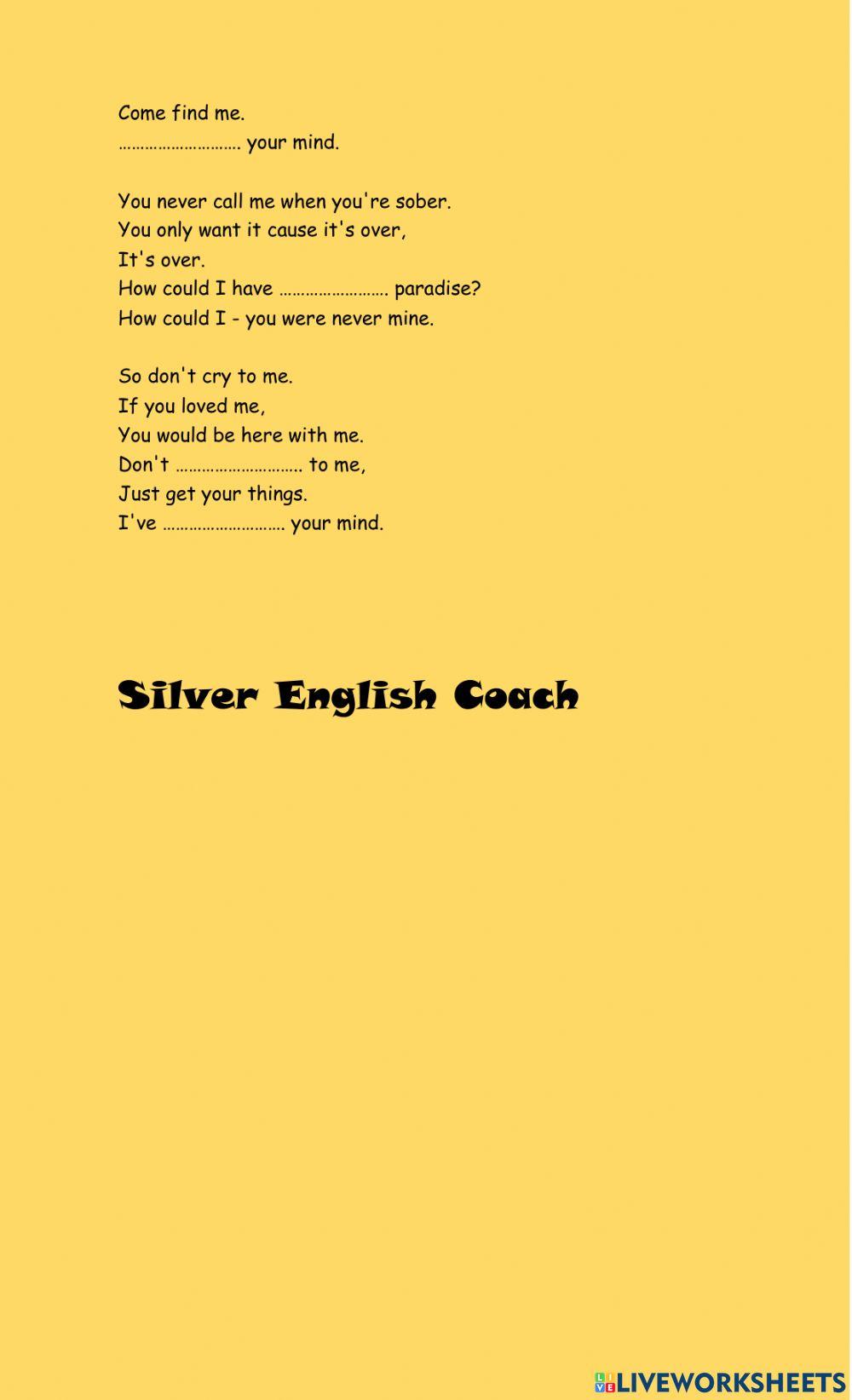 Call Me When You Are Sober Worksheet Live Worksheets call-me-when-you-are-sober-worksheet-live-worksheets