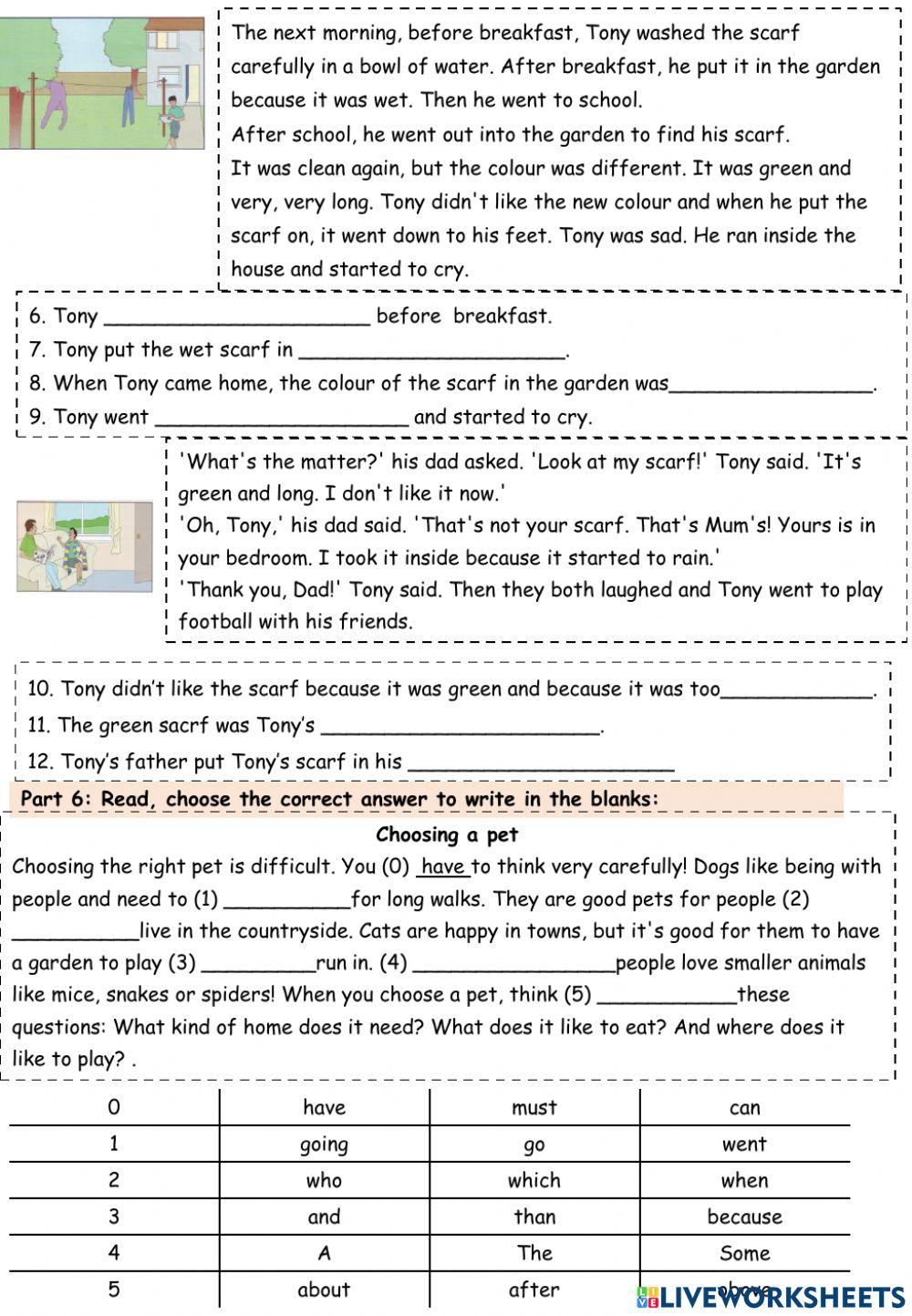 Test for Movers- No 10