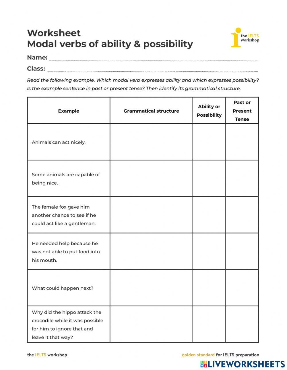 Modal verbs 2095860 LePhuongAnh367 LiveWorksheets