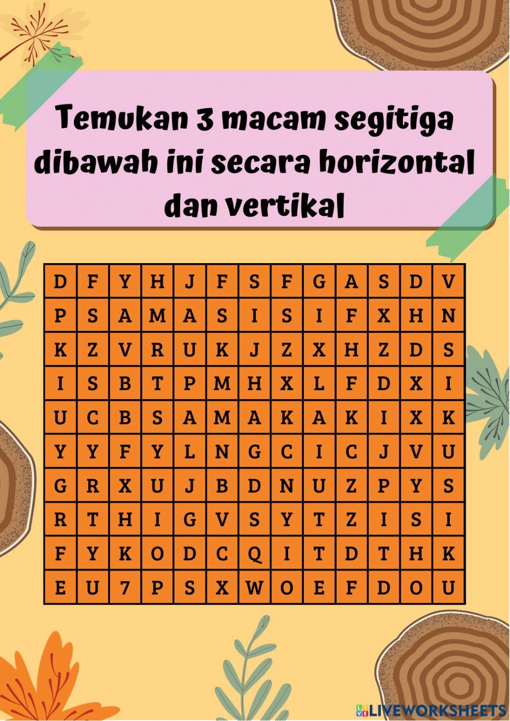 Keliling dan Luas Segitiga