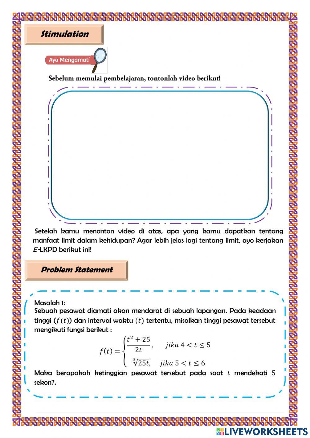 Sifat-sifat Limit Fungsi Lanjutan
