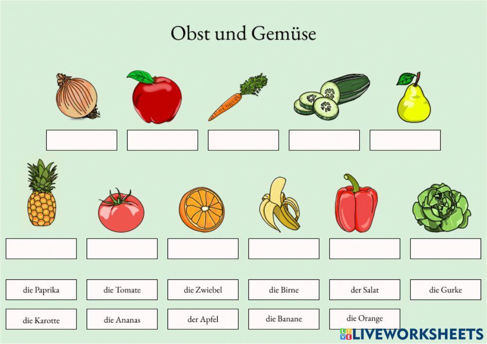 Obst und Gemüse