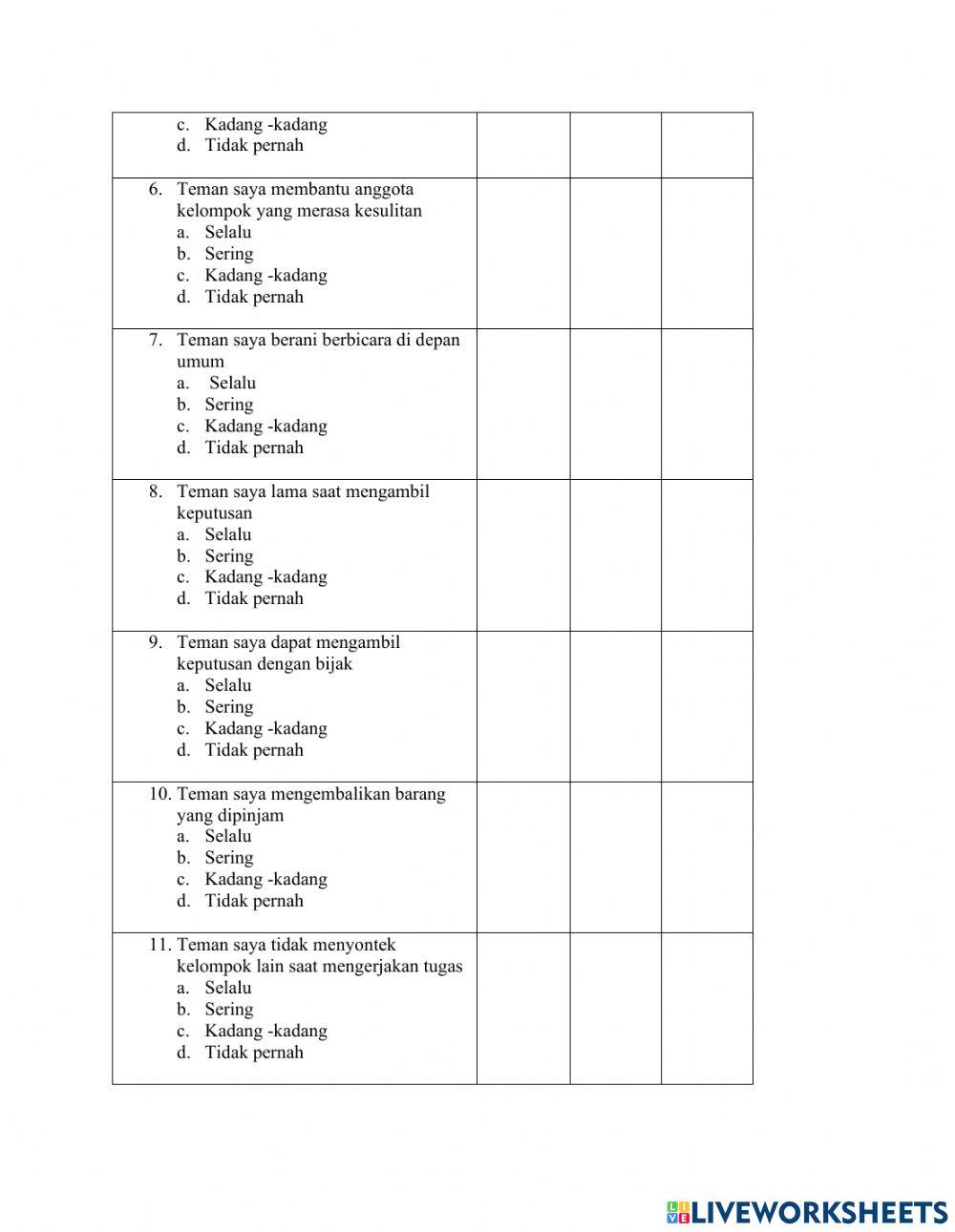 Penilaian Teman Sejawat
