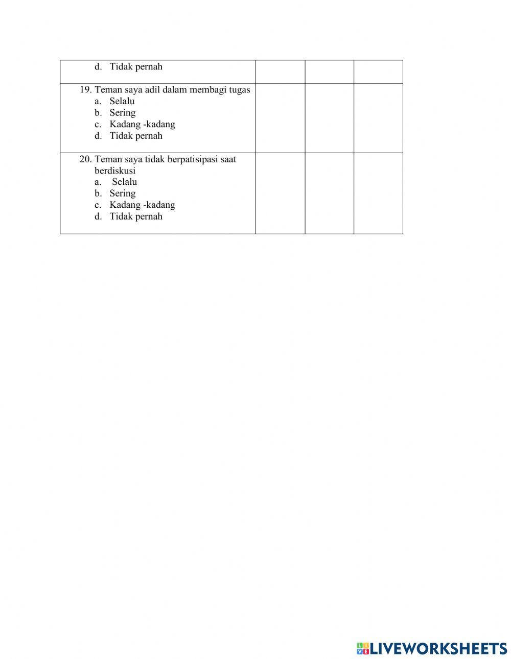 Penilaian Teman Sejawat