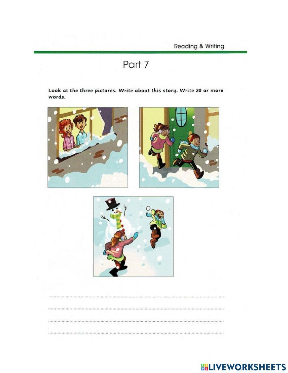 Flyers Skill Builder R&W part 6-7 Unit 5