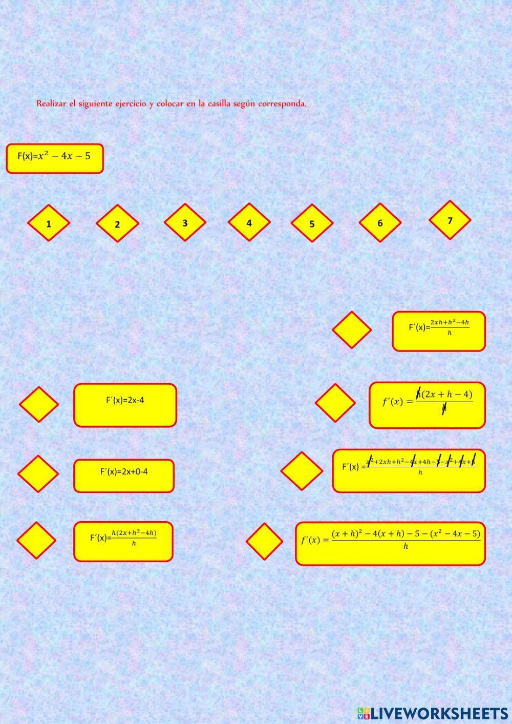 Derivada por definicion