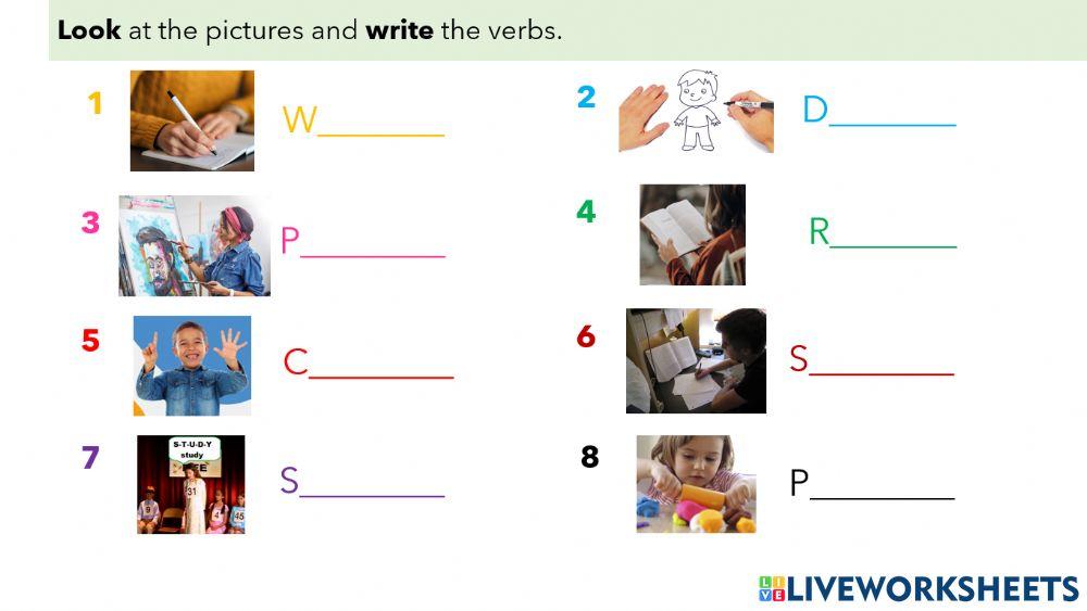 L9 - A23 - Verbs, Writing