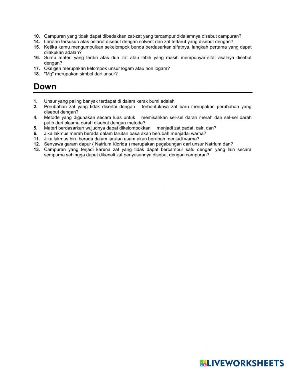 Crossword IPA interactive worksheet Live Worksheets