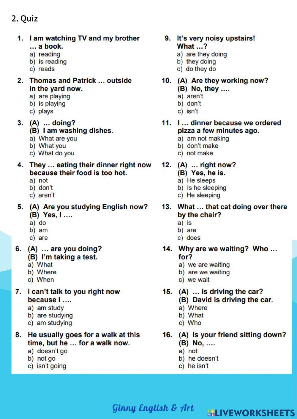 Pre-intermediate Day 5