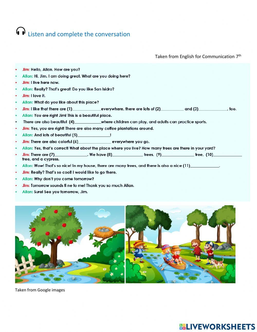 Unit 3 Week 1 Listening Getting back to nature