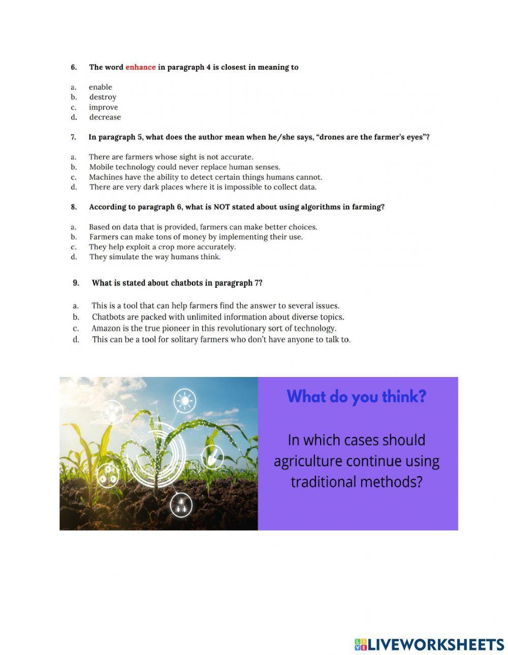 U6 R1 Cycle 2 AI advances in agriculture