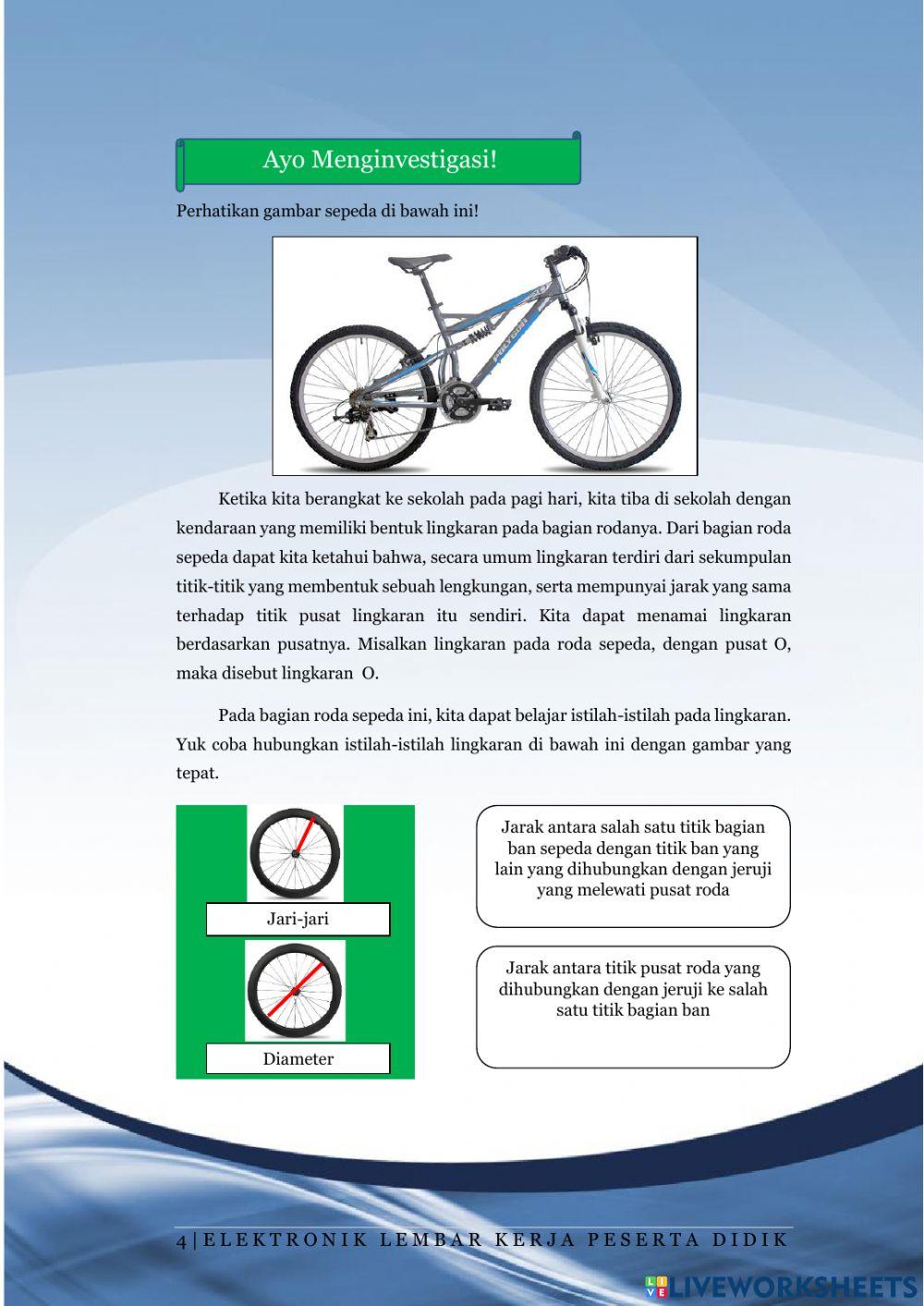 Lembar Kerja Peserta Didik 1 “Mengenal Lingkaran dan Istilah-istilahnya”
