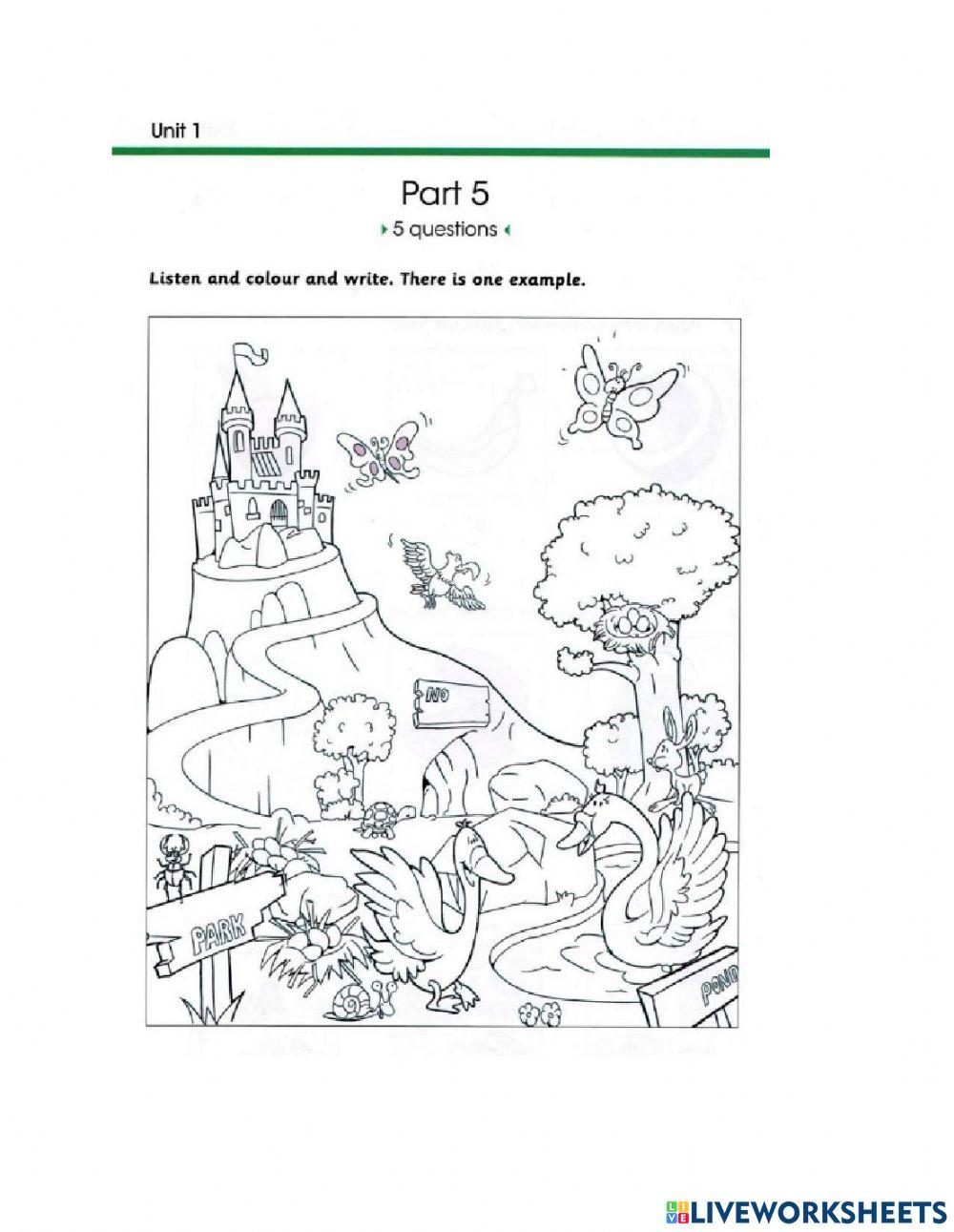 Flyers Skill Builders Book 2 Unit 1 Listening