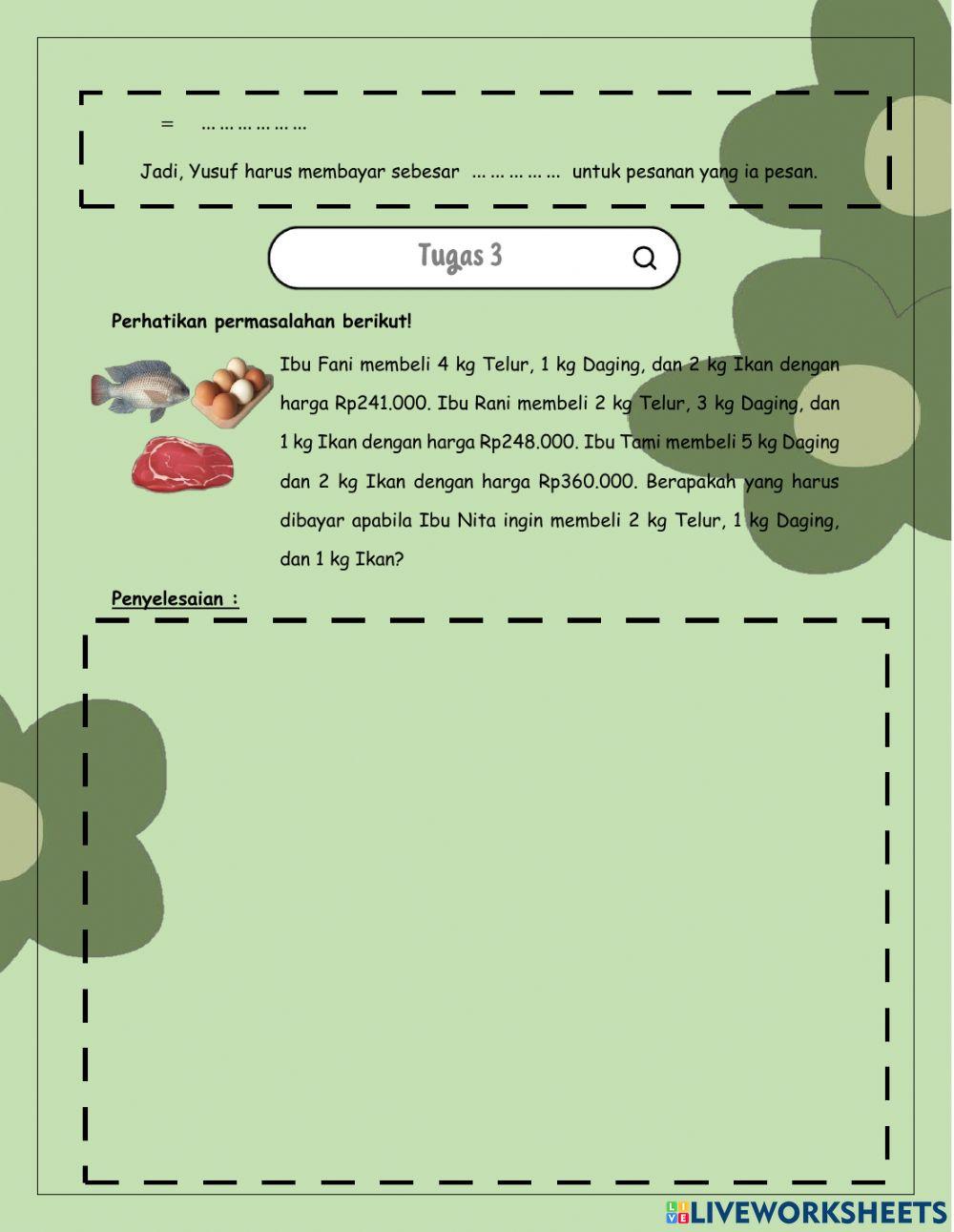 SPLTV Metode Determinan