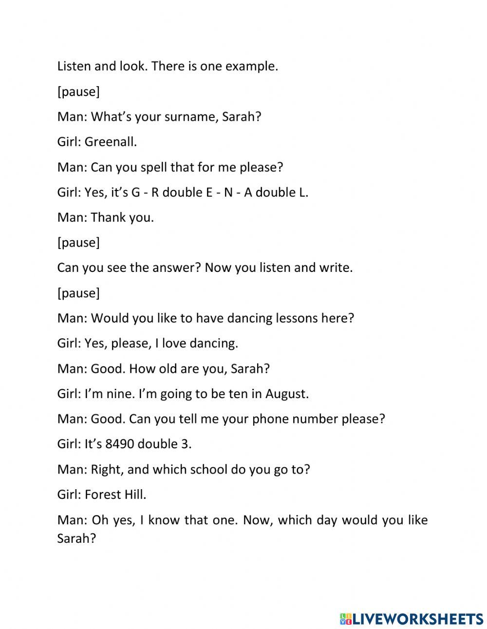 Flyer 1-PART 2-TEST 2-SCRIPT