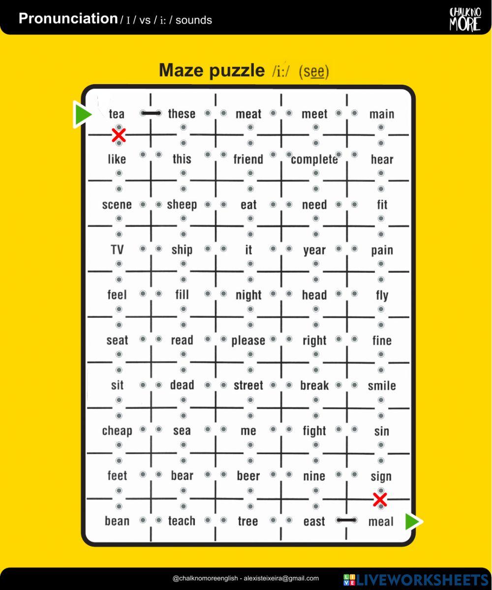 - I -vs- i: - Sounds