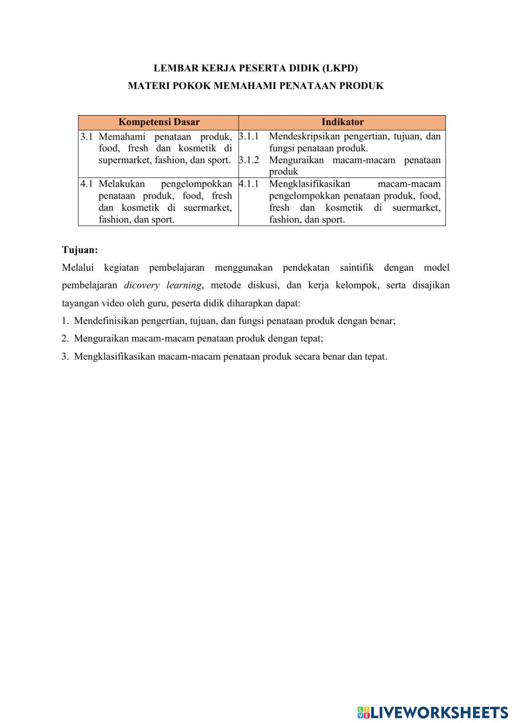 Memahami Pengertian Penataan Produk