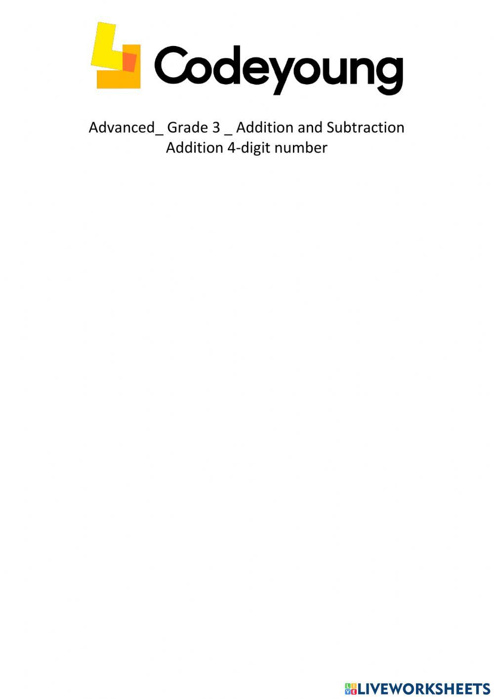 Addition word problems