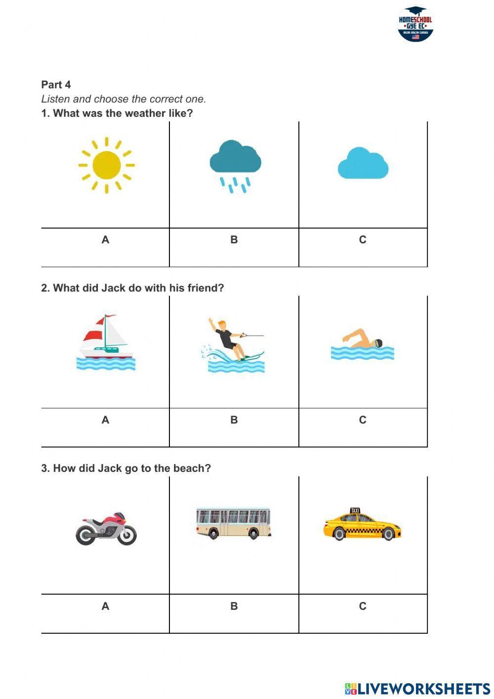 Flyers exam listening