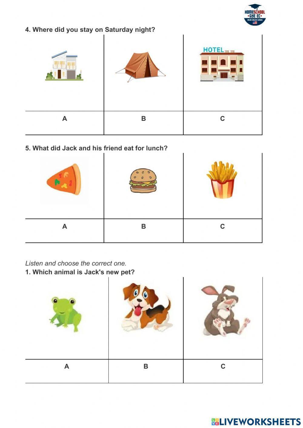 Flyers exam listening