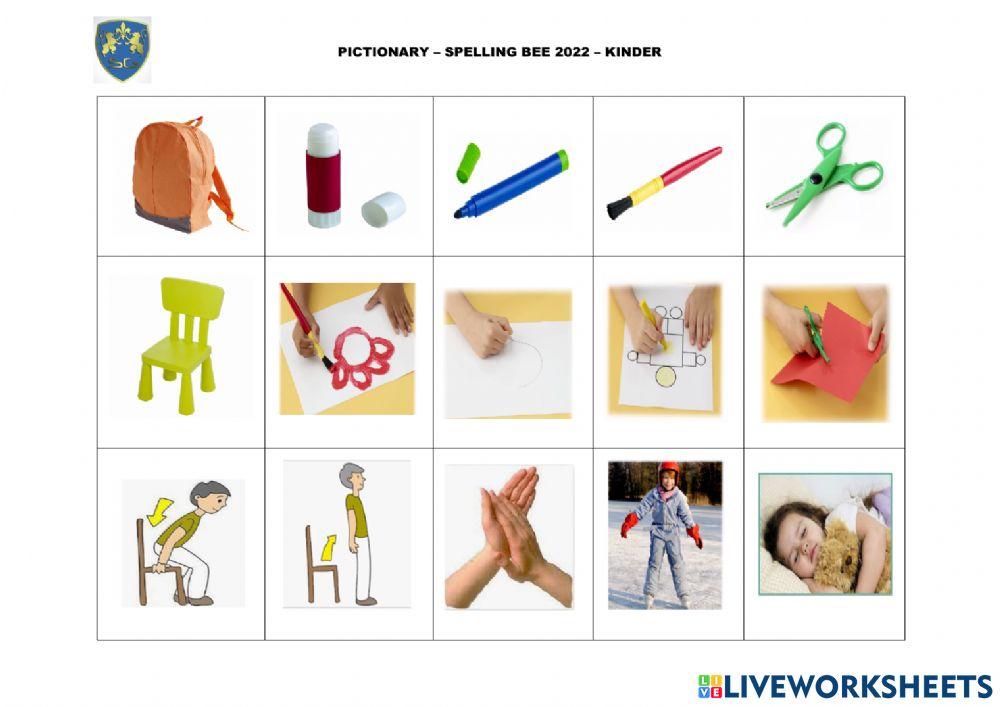 Spelling bee 2022 - kinder