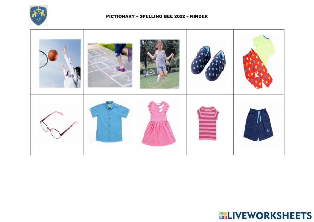 Spelling bee 2022 - kinder