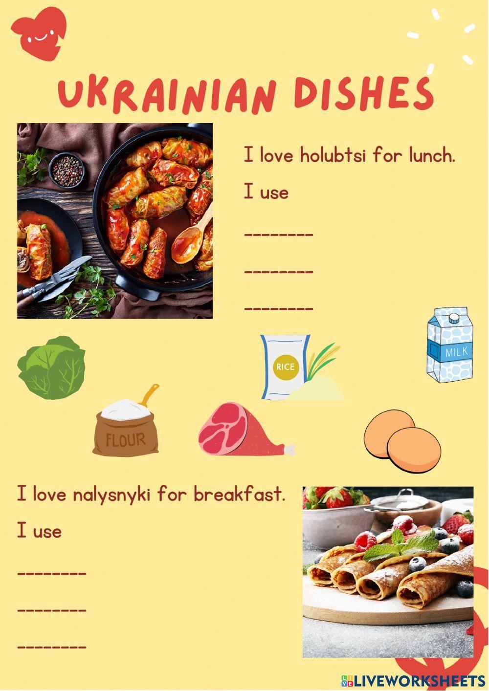 Ukrainian dishes