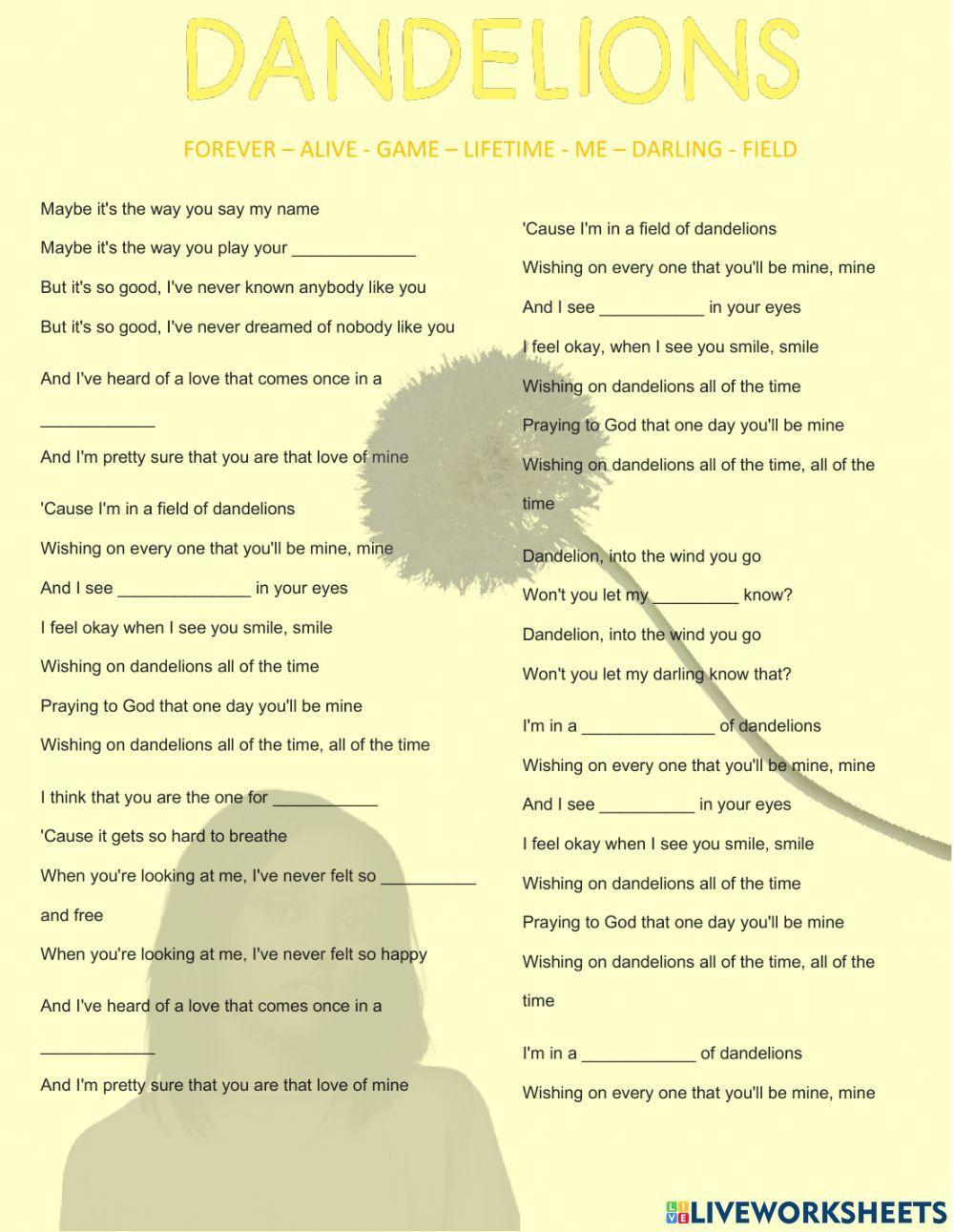 Dandelions by Ruth B