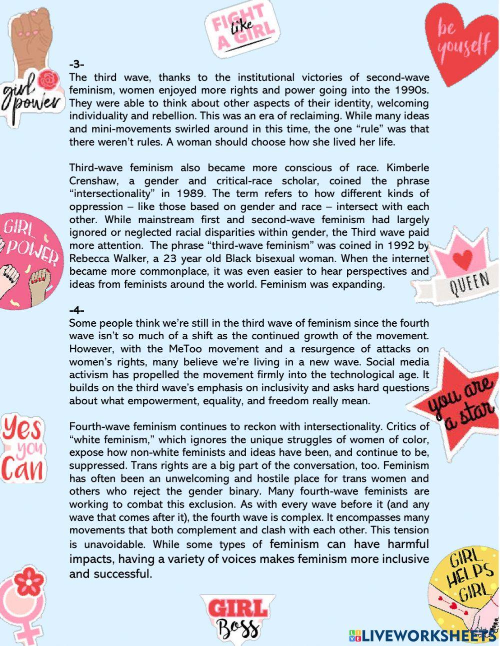 The Waves of Feminism