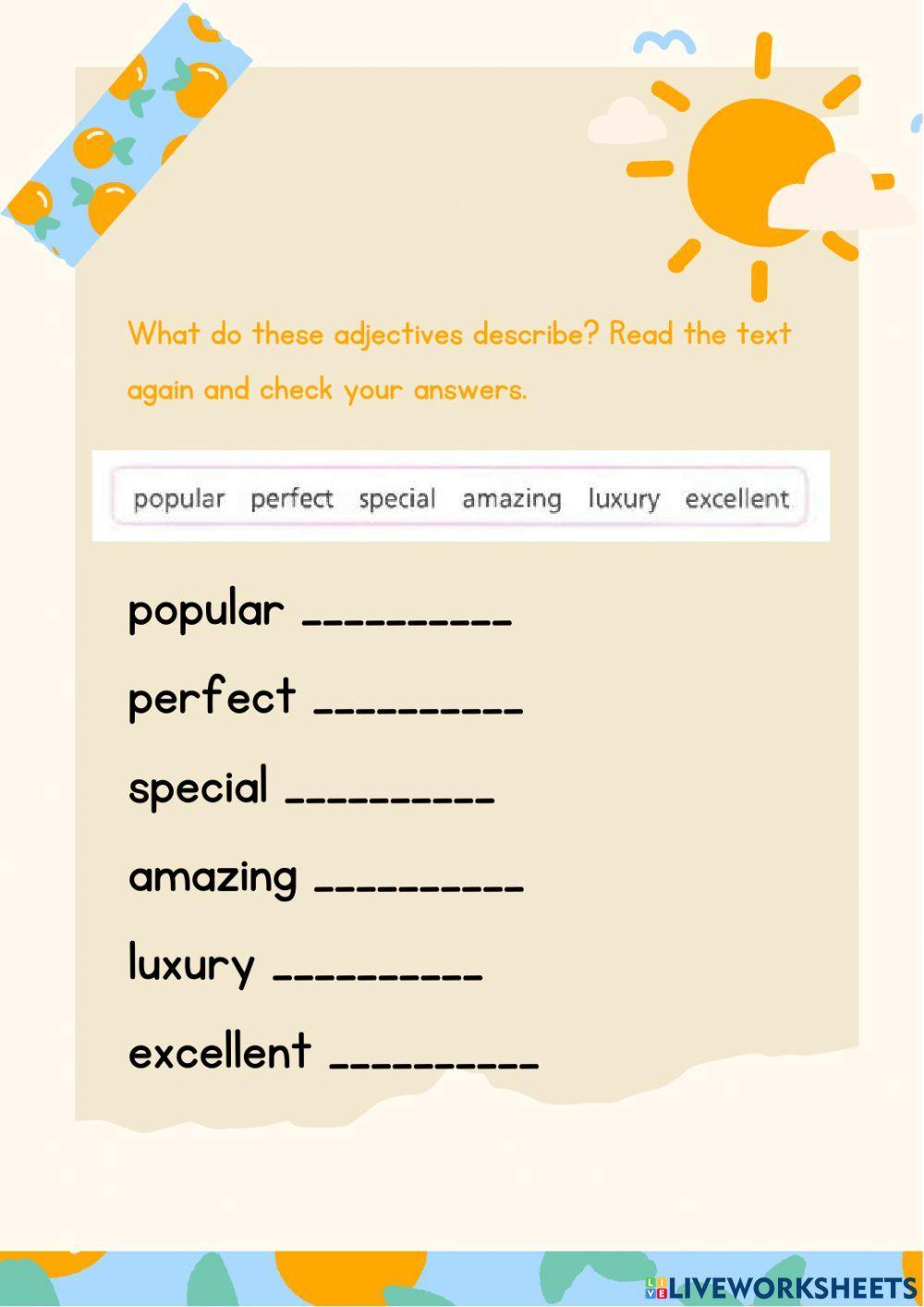 Reading about summer camps