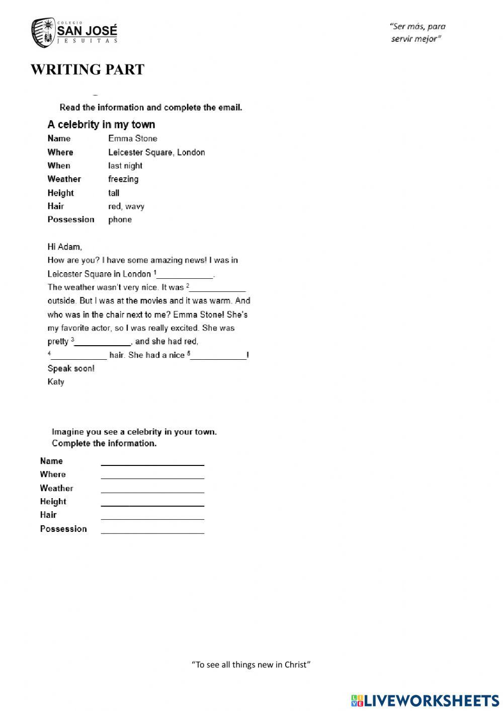 Listening and Reading