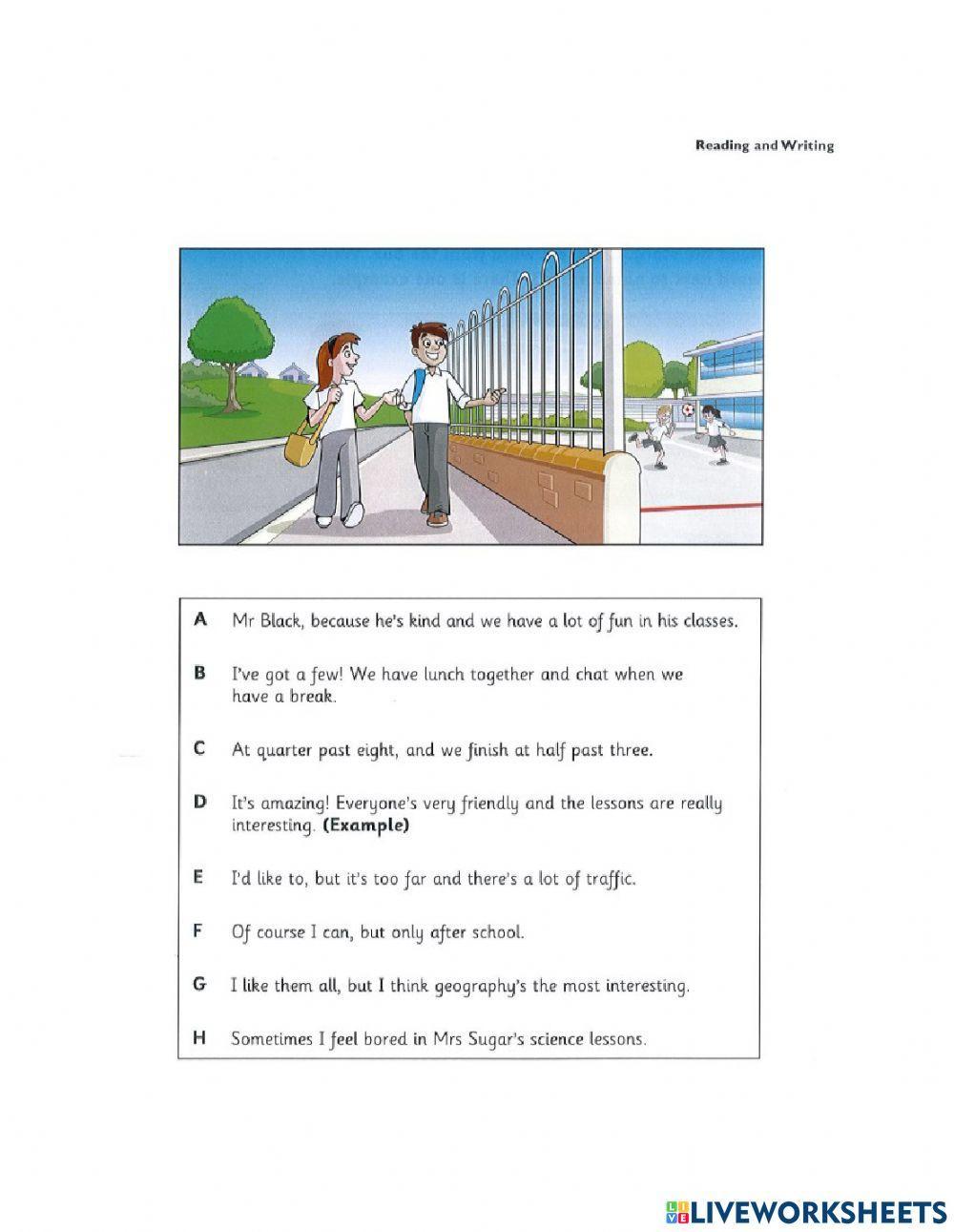 Flyers 4 Test 3 R&W part 1-5