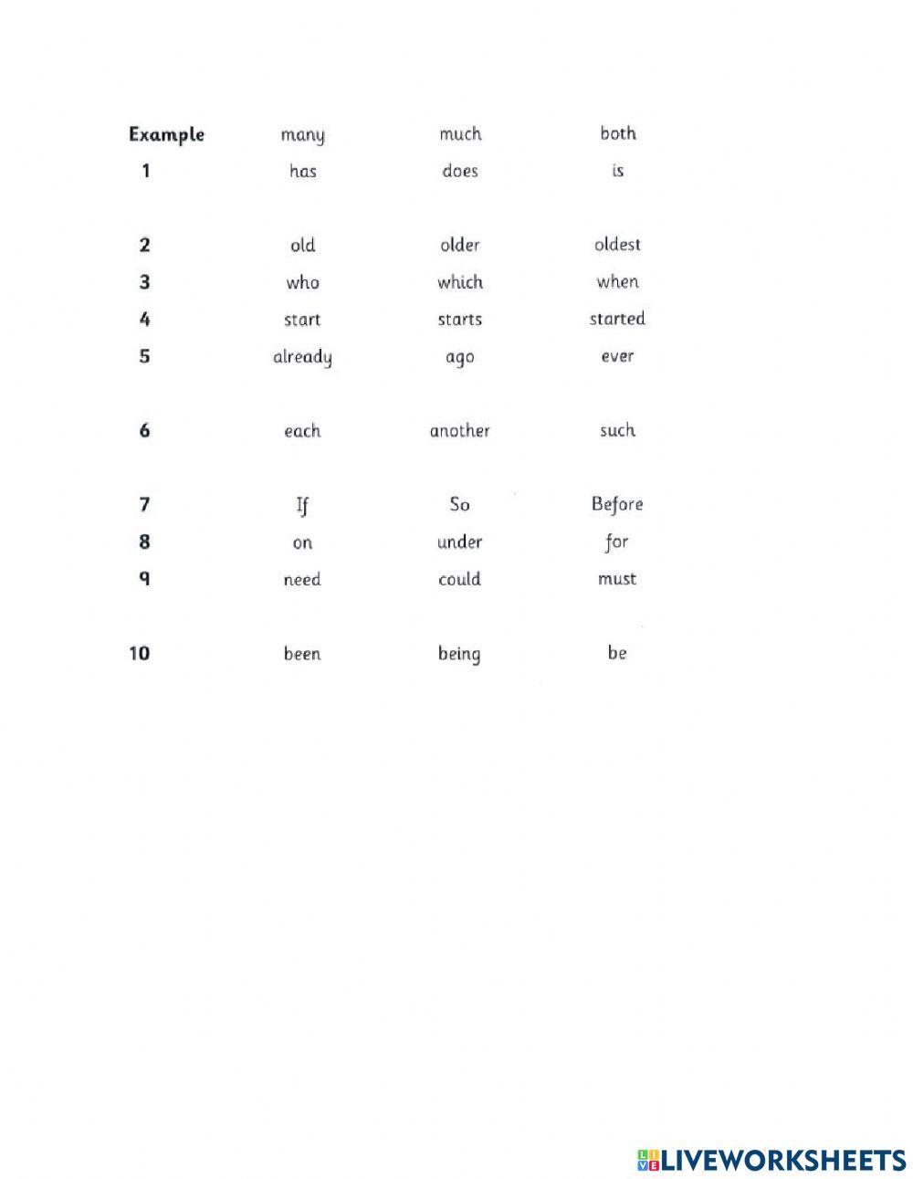Flyers 4 Test 3 R&W part 1-5