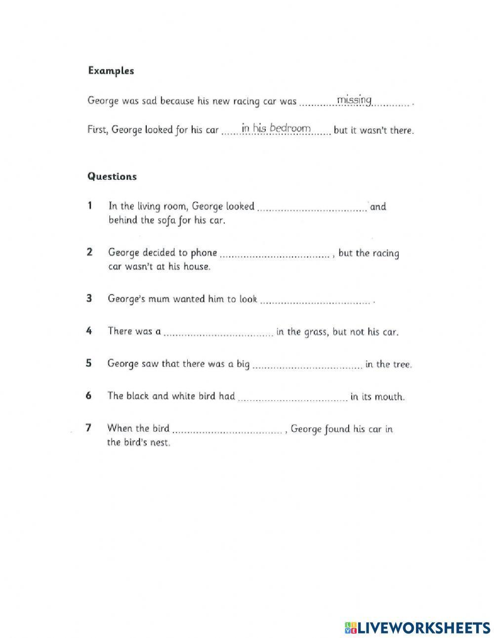 Flyers 4 Test 3 R&W part 1-5