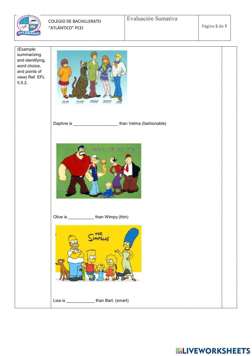 Examen Segundo quimestre 2BGU