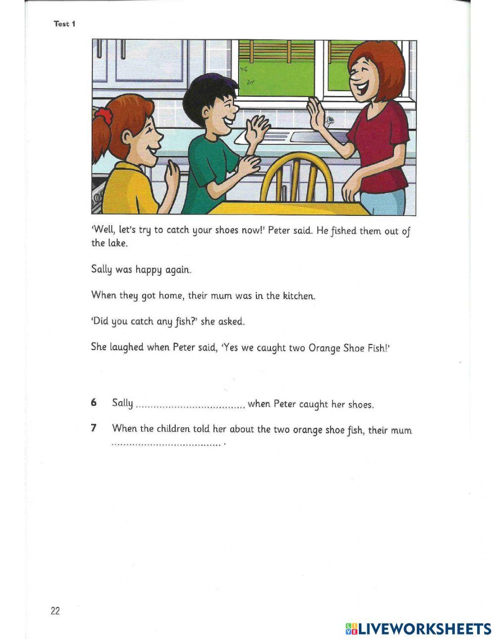 Movers 1 (2018) - Test 1 - Reading and writing (2)