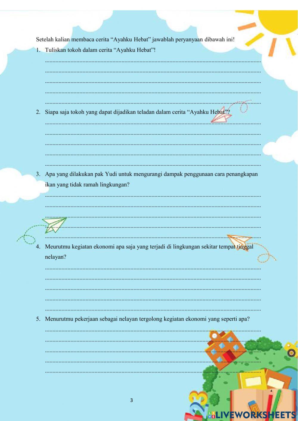 LKPD Mata Kuliah Pembelajaran IPS Tema Berbagai Pekerjaan Subtema Pekerjaan Orang Tuaku