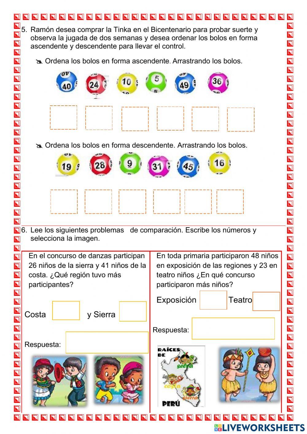 Evaluacion de matematica