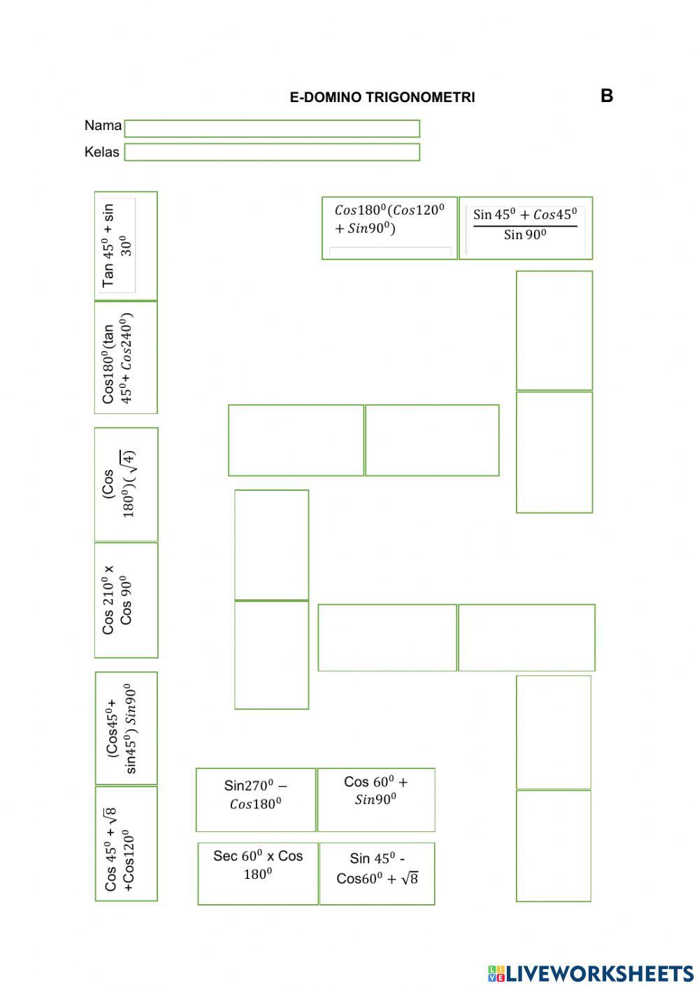 E-Domino Trigonometri