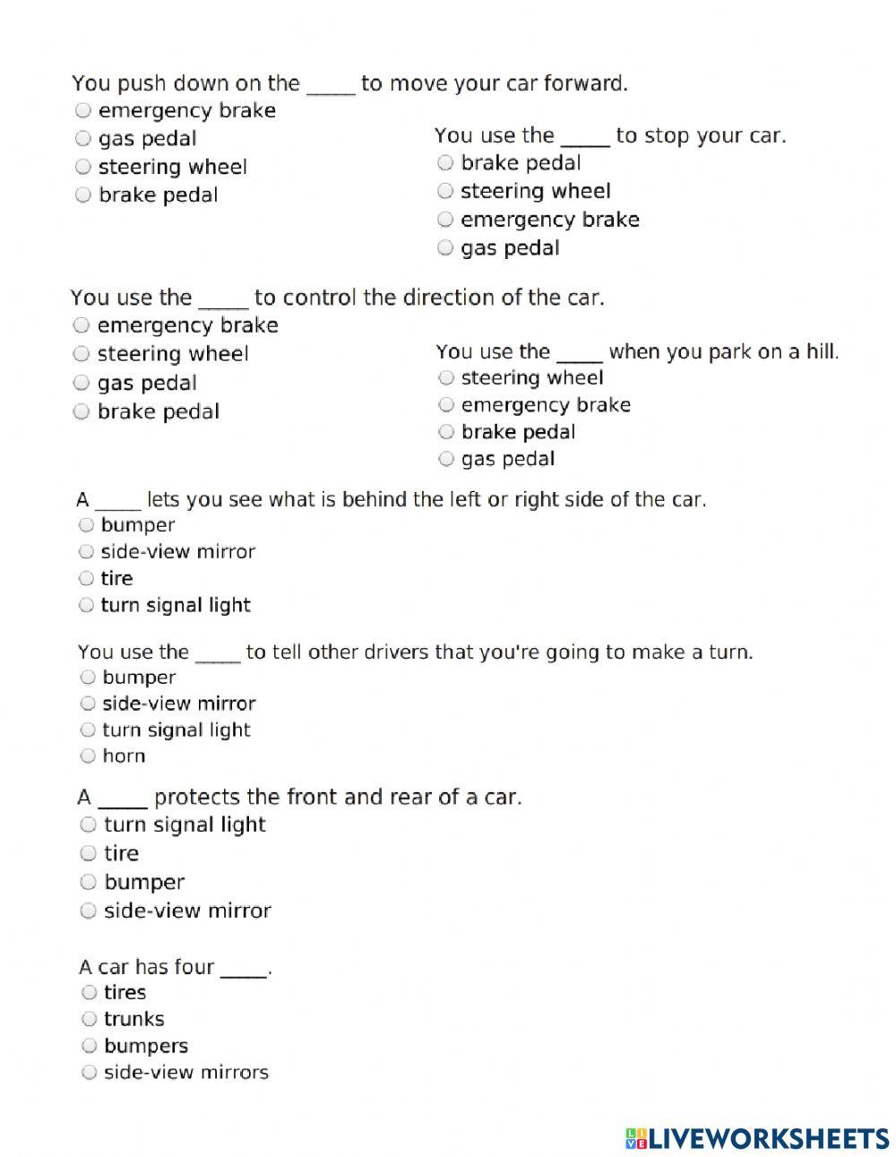 on tap cuoi ki 2.2 unit 4