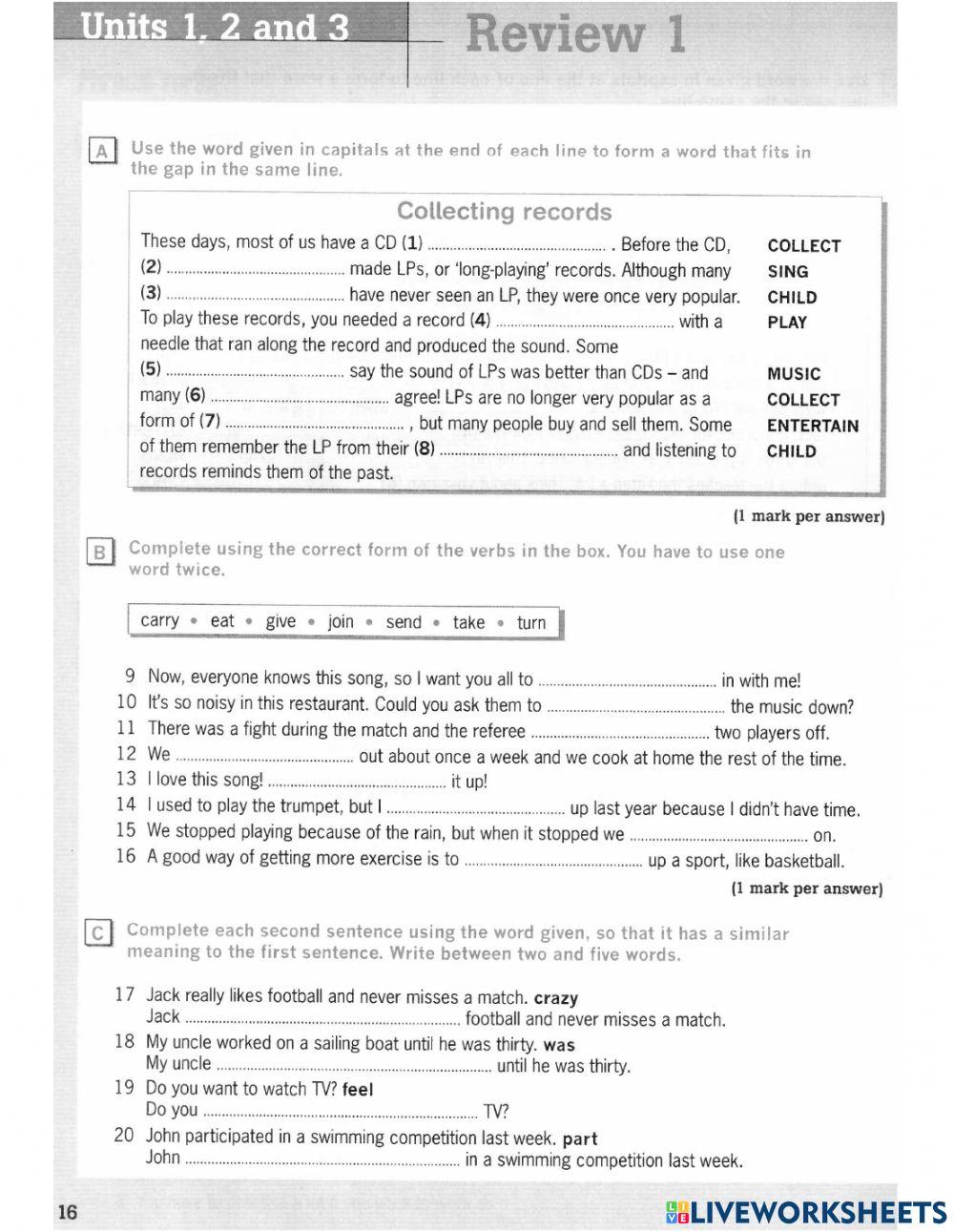 Destination B1 review -