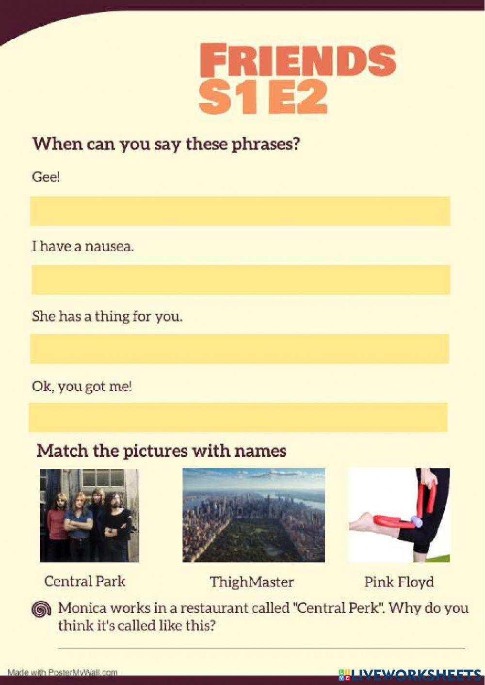 Friends E2S1